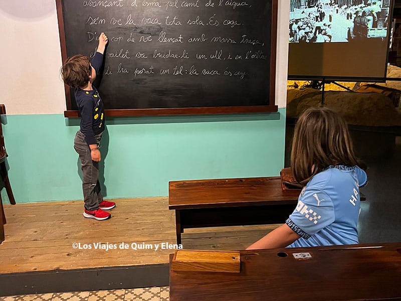 Dentro del Museo de Historia de Cataluña