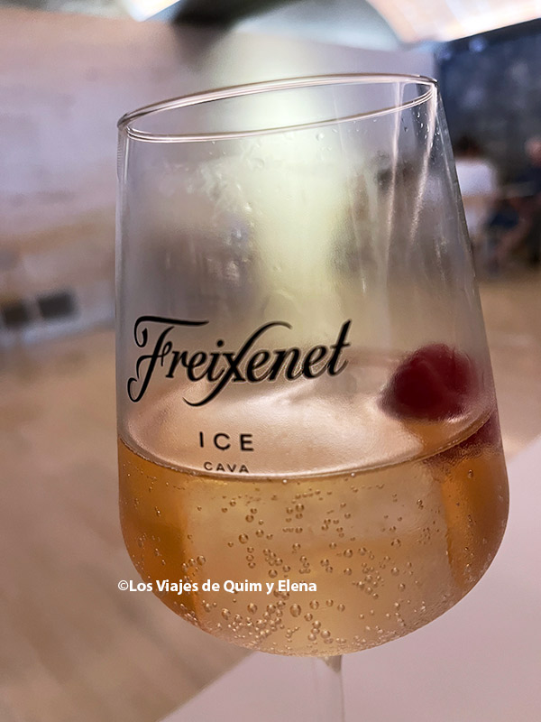 Desgutando el Ice de Freixenet