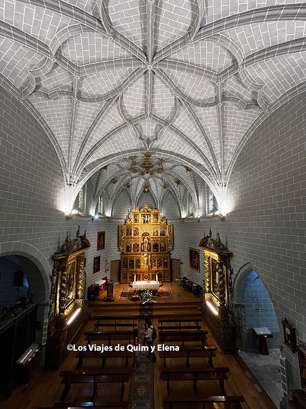 Interior de la Iglesia de Nuestra Señora de la Asunción en Sallent de Gállego