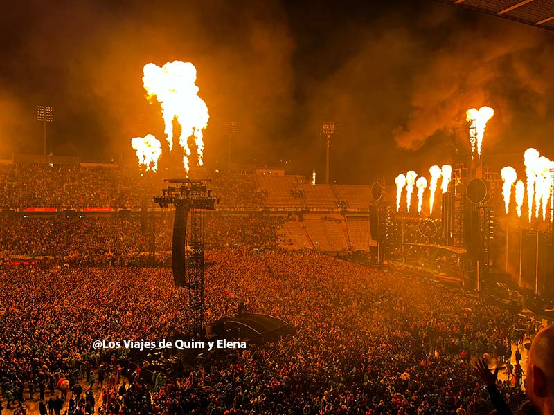 Concierto de Rammstein, Visita el Estadi Olímpic