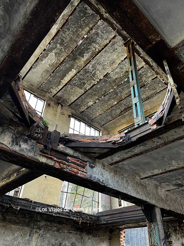 Interior de uno de los talleres